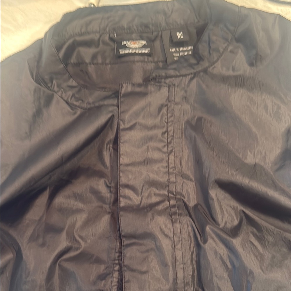 Harley-Davidson Black Windbreaker Jacket